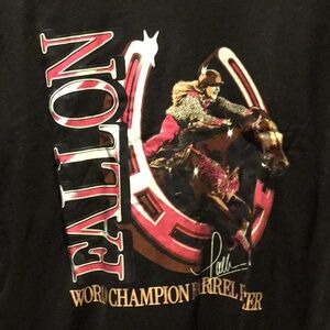 Fallon Taylor tee shirt barrel racing national finals rodeo cowgirl Christmas